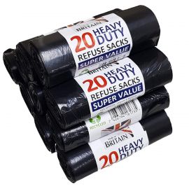 BLACK REFUSE SACKS 200PC