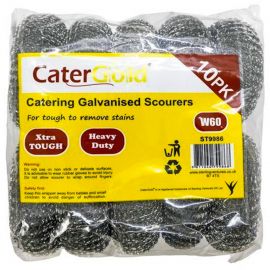 CATER GOLD WIRE SCOURERS 10PC
