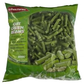 CROWN FARM CUT GREEN BEANS 800G