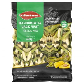 CROWN FARM KACHUR LATI & JACK FRUIT SEED MIX 400G