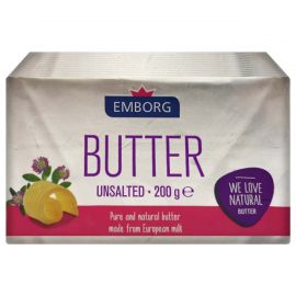 EMBORG UNSALTED BUTTER 200G