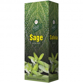 FLUTE SAGE INCENSE STICKS BOX