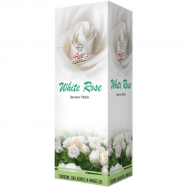 FLUTE WHITE ROSE STICKS BOX