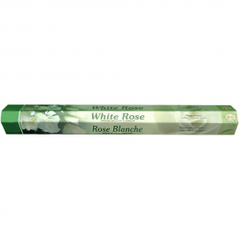 FLUTE WHITE ROSE INCENSE STICKS X20