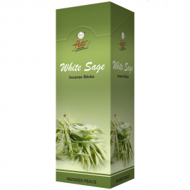 FLUTE WHITE SAGE STICKS BOX