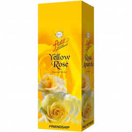FLUTE YELLOW ROSE STICKS BOX
