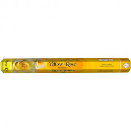 FLUTE YELLOW ROSE INCENSE STICKS X20