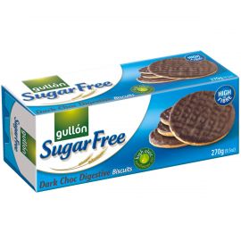 GULLON SUGAR FREE DARK CHOC DIGESTIVE 270G