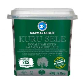MARMARA BIRLIK BLACK DRY OLIVES (GREEN BOX) 400G