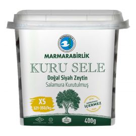 MARMARA BIRLIK  BLACK DRY OLIVES (WHITE BOX) 400G