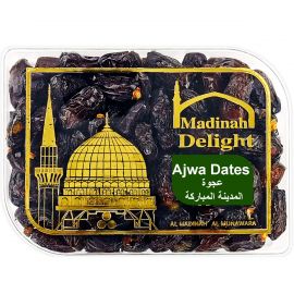 MEDINA DELIGHT AJWA DATES PLASTIC BOX 750G