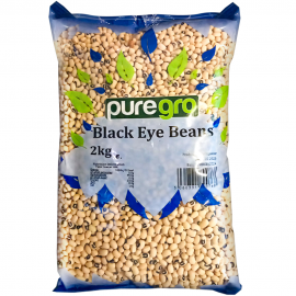 PUREGRO BLACK EYE BEANS 2KG