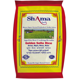 SHAMA WHITE GOLD BASMATI RICE 10KG £19.99