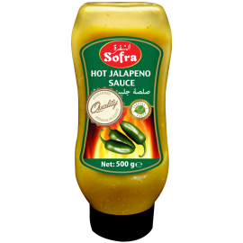 SOFRA HOT JALAPENO SAUCE 530G £1.50