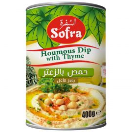 SOFRA HOUMOUS DIP WITH THYME 400G