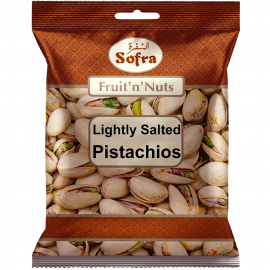 SOFRA PISTACHIO LIGHTLY SALTED 375G 2£10