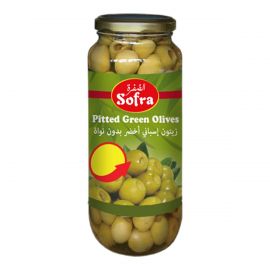 SOFRA PITTED GREEN OLIVES 330G PM99