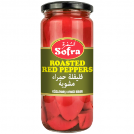 SOFRA ROASTED RED PEPPERS 480G £1.49