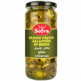 SOFRA SLICED GREEN JALAPENO 480G £1.39