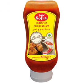 SOFRA SRIRACHA CHILLI SAUCE 500G £1.29