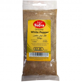 SOFRA PEPPER WHITE GROUND 100G £2.25