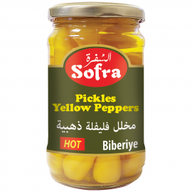 SOFRA YELLOW PEPPERS HOT 300G £1.49