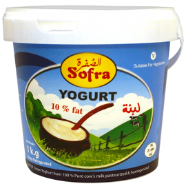 SOFRA YOGHURT FULL CREAM 1KG £1.99