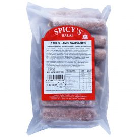 SPICY'S -  15 MILD LAMB SAUSAGES