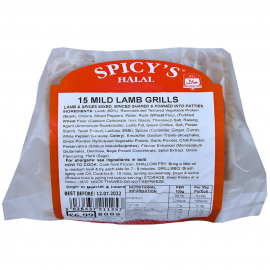 SPICY'S - 15 MILD LAMB BURGERS