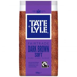 TATE LYLE DARK SOFT BROWN SUGAR 500G