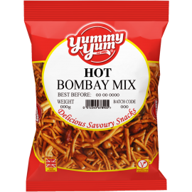 YUMMY YUM HOT BOMBAY MIX 300G