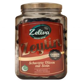 ZELIVA BLACK DRY OLIVES 900G