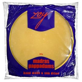 ZOY MADRAS PAPPADUMS 200G